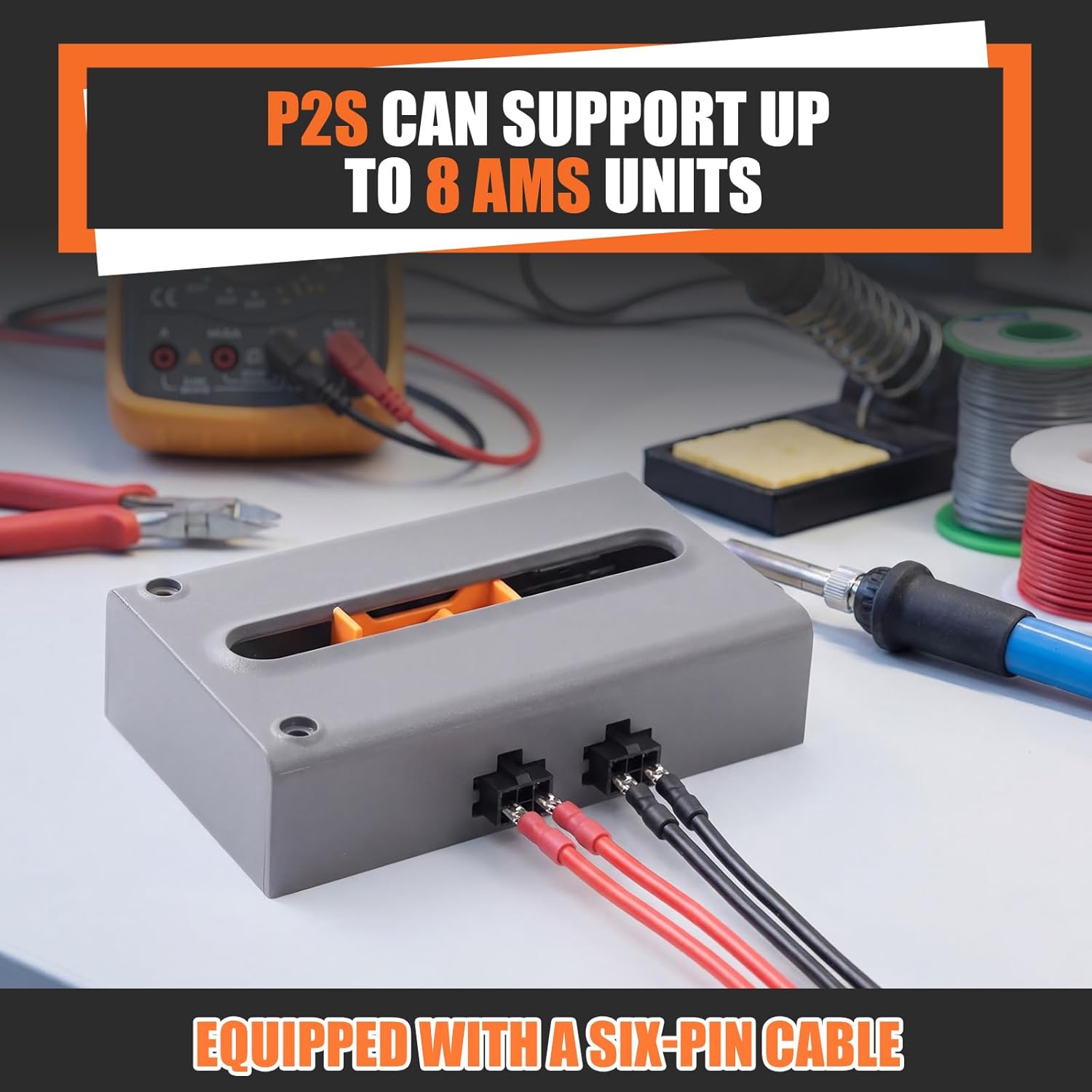 Feed Buffer Compatible with Bambu Lab P2S 3D Printer, Reduces Filament Tension Fluctuations Ensures Smooth Material Feeding, 3D Printer Accessories