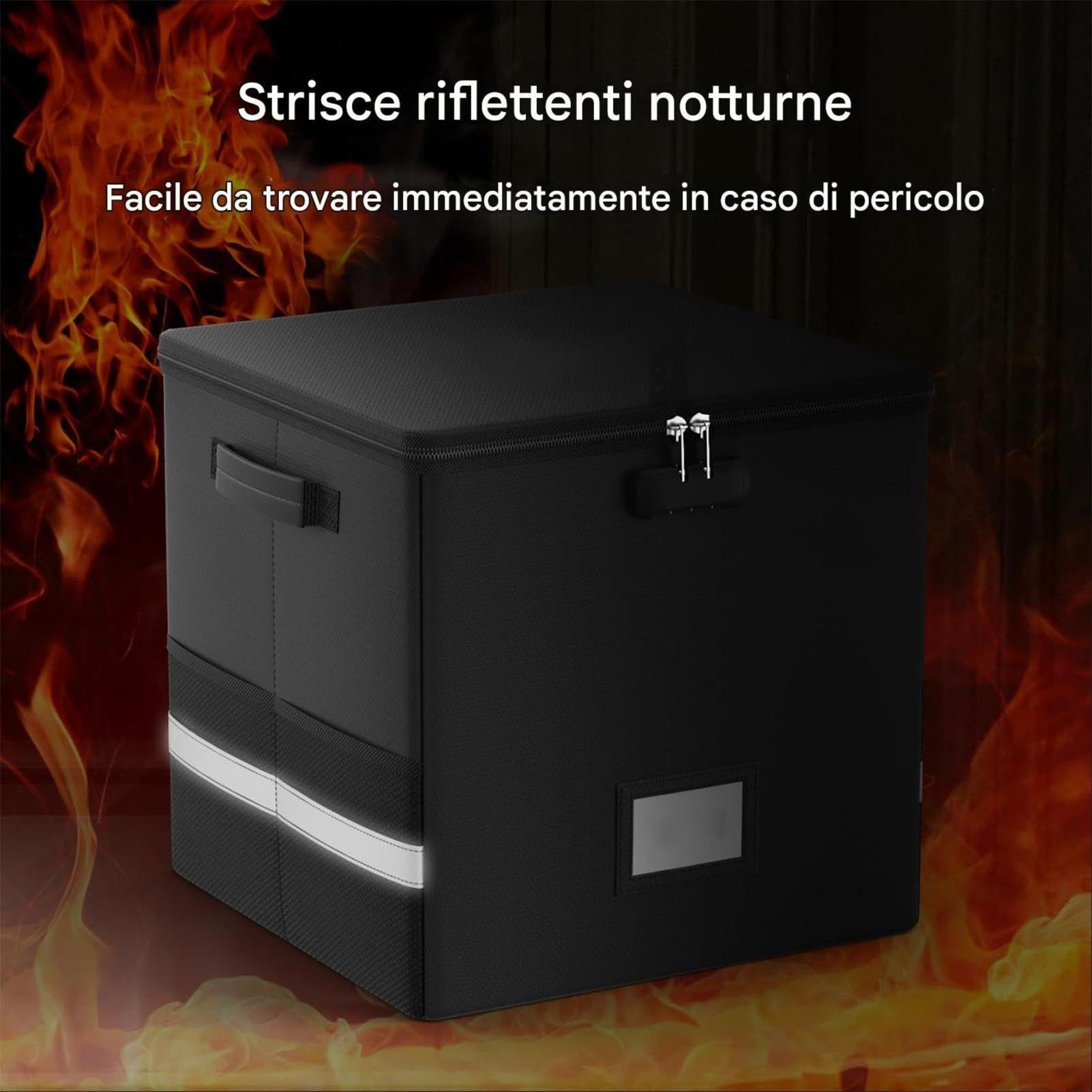 Conservazione Dei Dischi,Organizzatore Antincendio Dischi | Custodia Per Resistente All'Acqua | Per Trasloco Imballaggio Aula Carta Libri Riviste Fotografie Documenti Archivio Casa