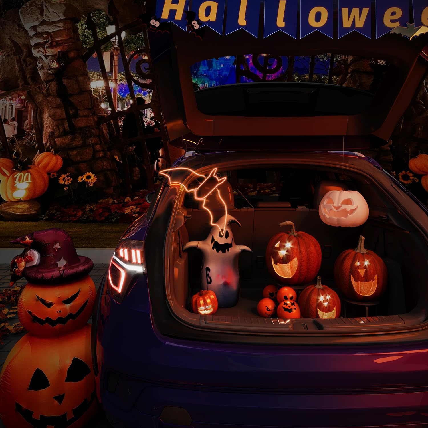 Bat Neon Sign for Wall Art Decor,Led Sign Animated Bat Swing Neon Light Up Sign for Wall Decor Bedroom Home Decor Bar Halloween LED Decoration Light,Plug in Powered Dimmable LED Light,21" x 10"