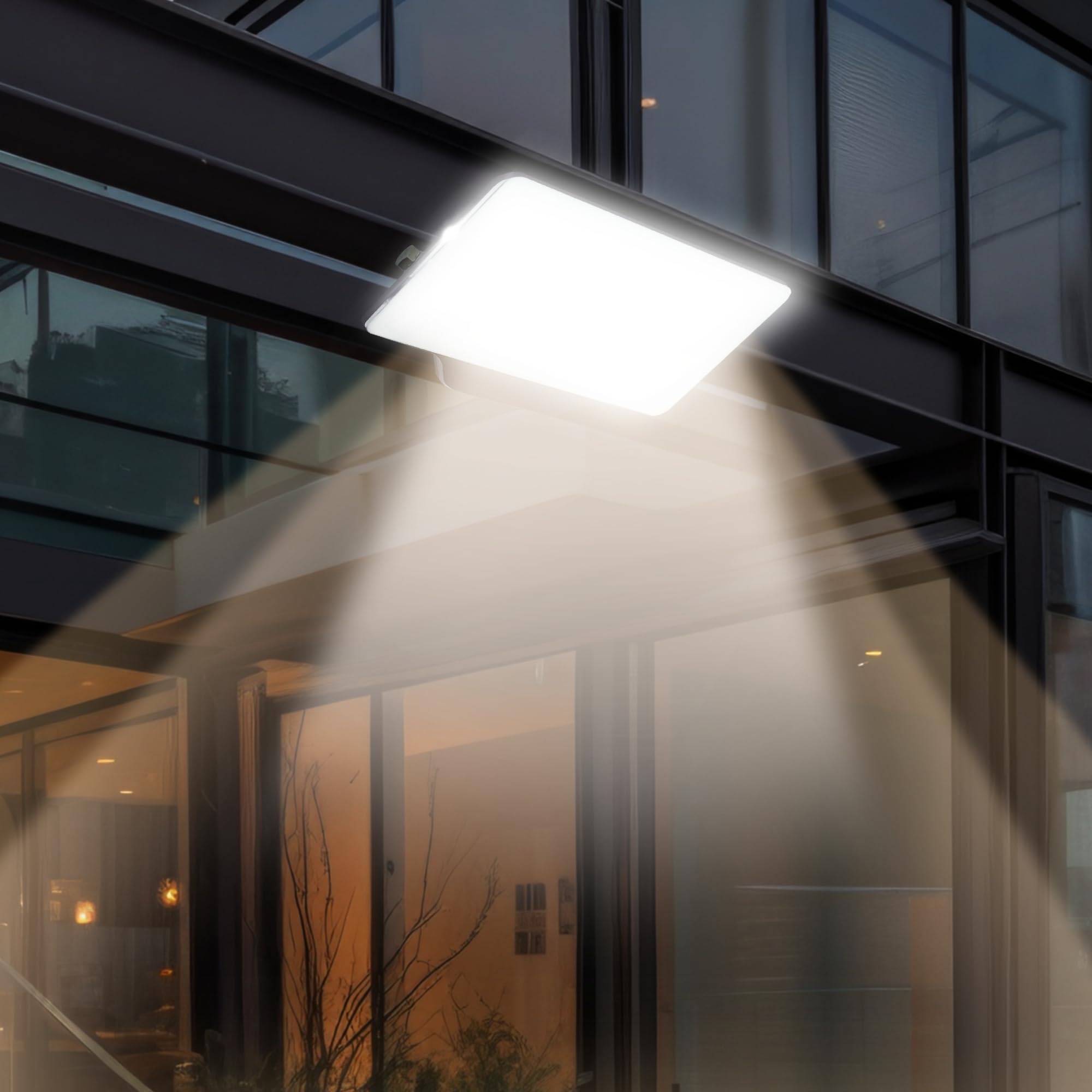 PROJECTEUR LED EXTÉRIEUR Double 2x20W - 2x1600lm Blanc Chaud 3000K Eclairage EUR 73,99 - FR