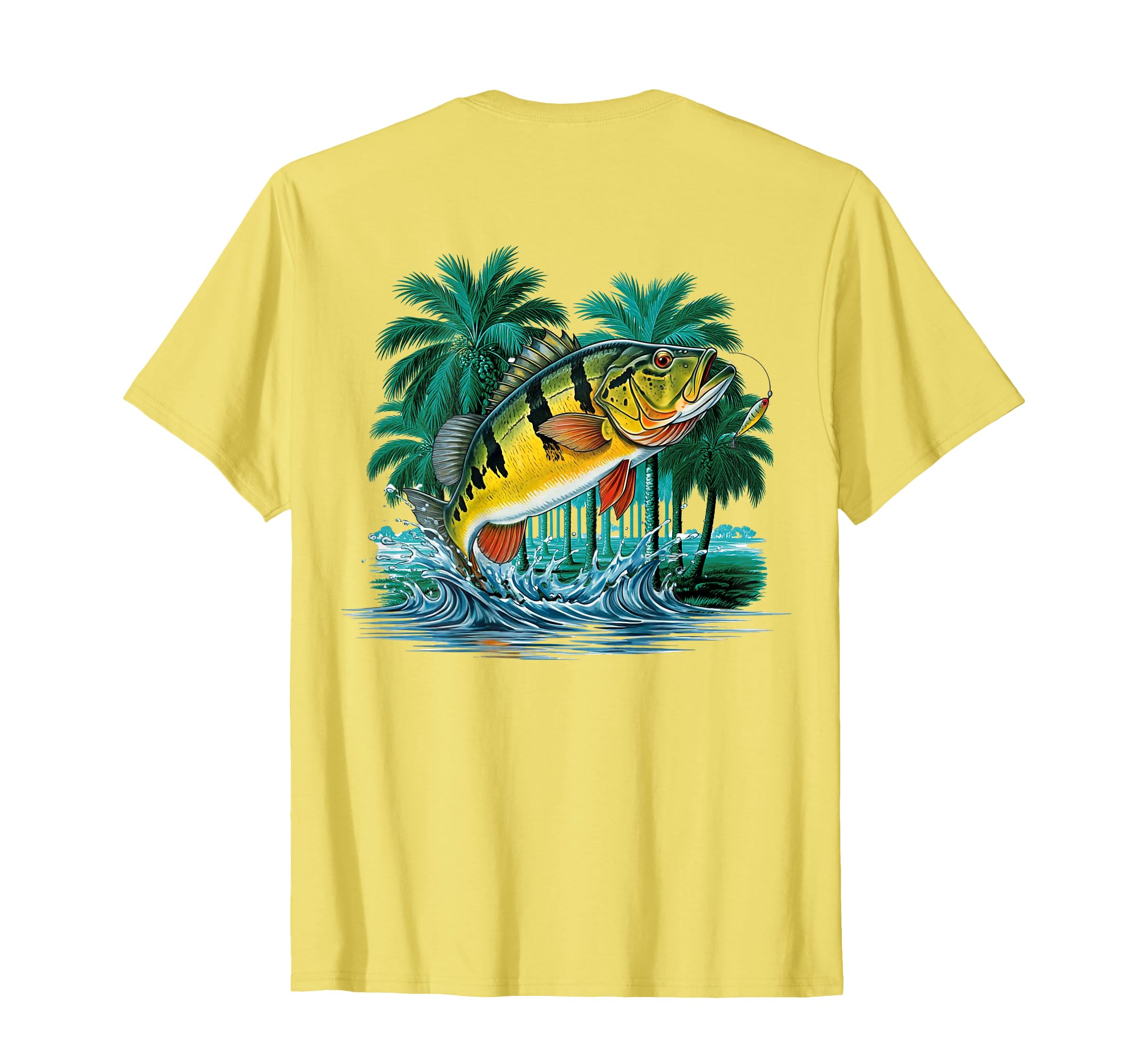 Peacock Bass Exotic Brazil Jungle Fishing Outdoors T-Shirt