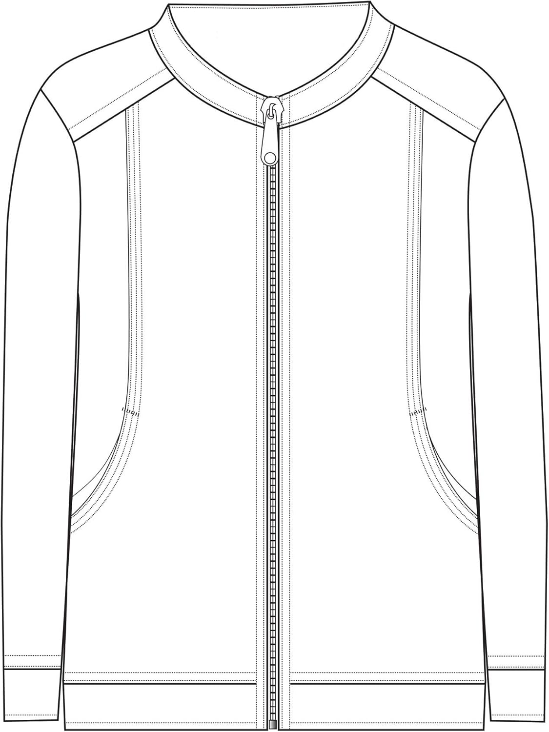Natural Uniforms Women's Ultra Soft Stretch Front Zip Workwear Warm-Up Jacket (5200): Clothing, Shoes & Jewelry