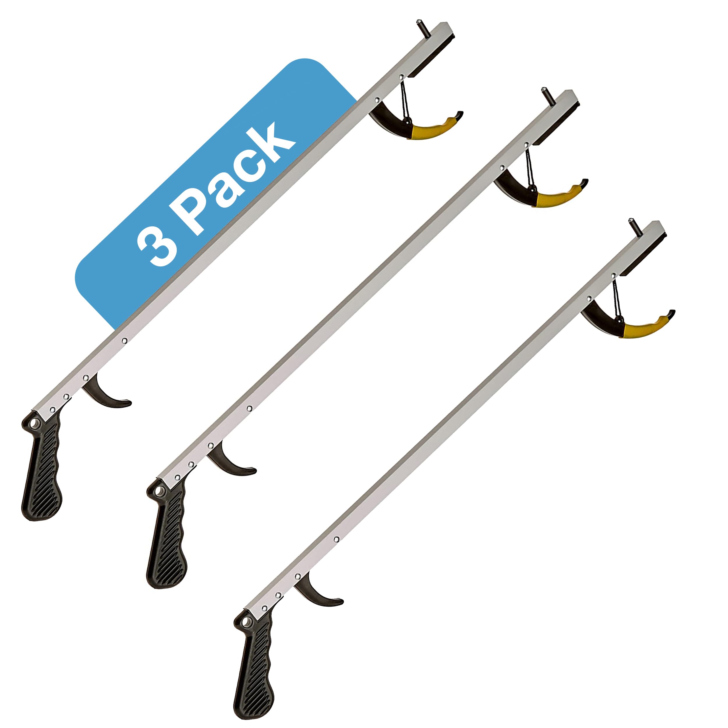 Sammons Preston Reacher, estándar, herramienta de agarre de 26 pulgadas, recogedor de basura ligero y nabber de jardín, práctica herramienta de recogida de aluminio y garra de alcance, ayuda de