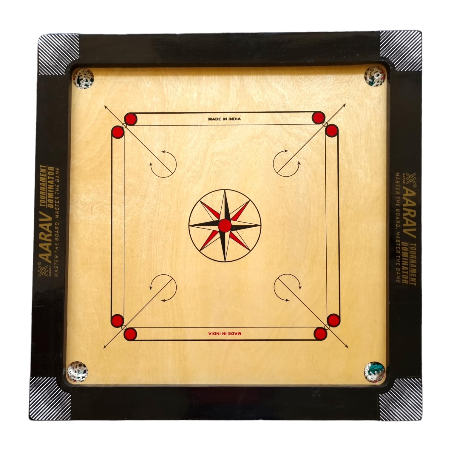 AARAV Champion Carrom Board Full Size 36 Inch with 3 Inch Border 6 mm Ply Extra Smooth with Carrom Coin, Carrom Striker and Boric Powder for Adults (B0CKNNDGTY) Amazon Price History, Amazon Price Tracker