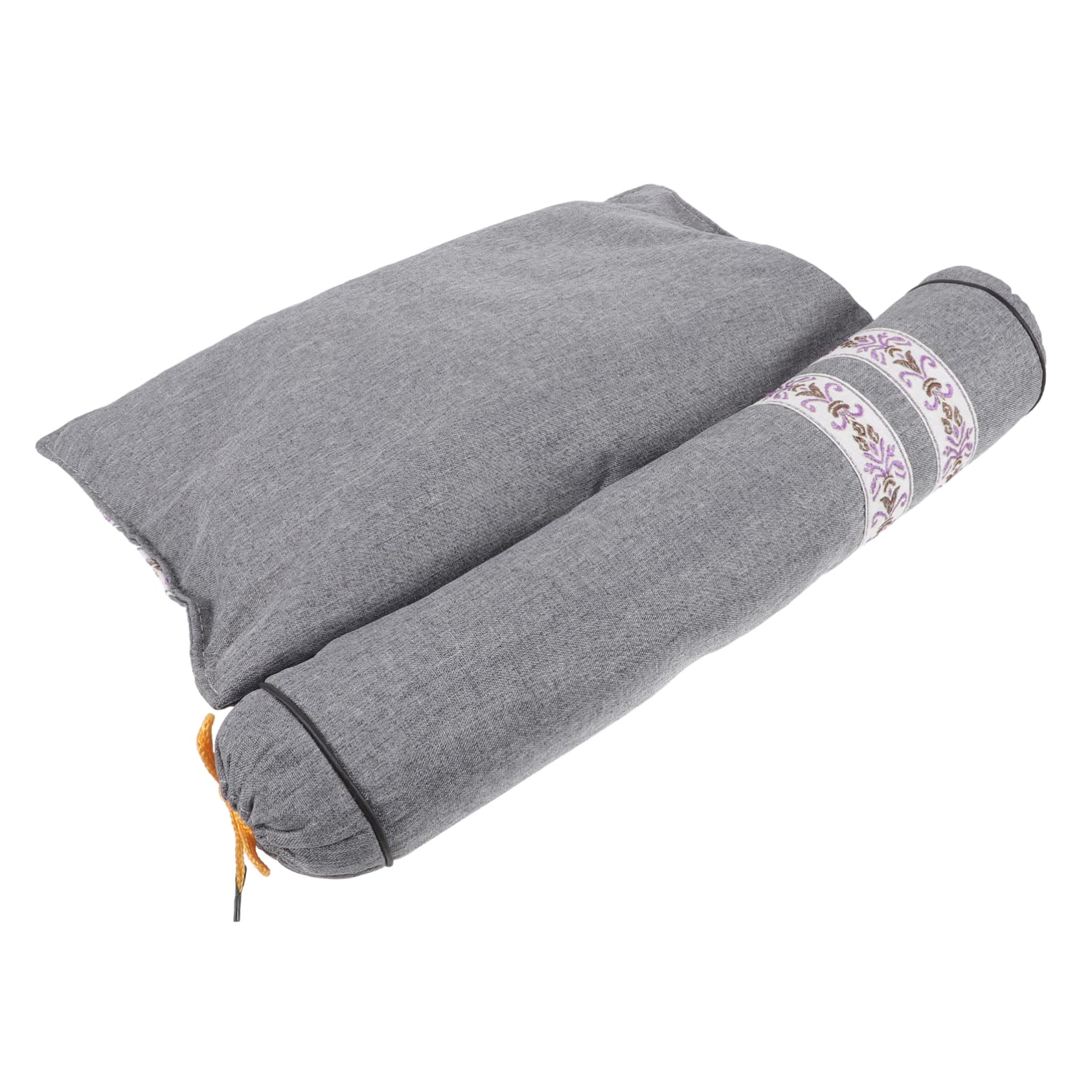 Cabilock Almohada Inteligente Cervical y Lumbar de Tela, Transpirable Soporte para Cuello y Espalda, Adecuado para Silla de Oficina y Coche