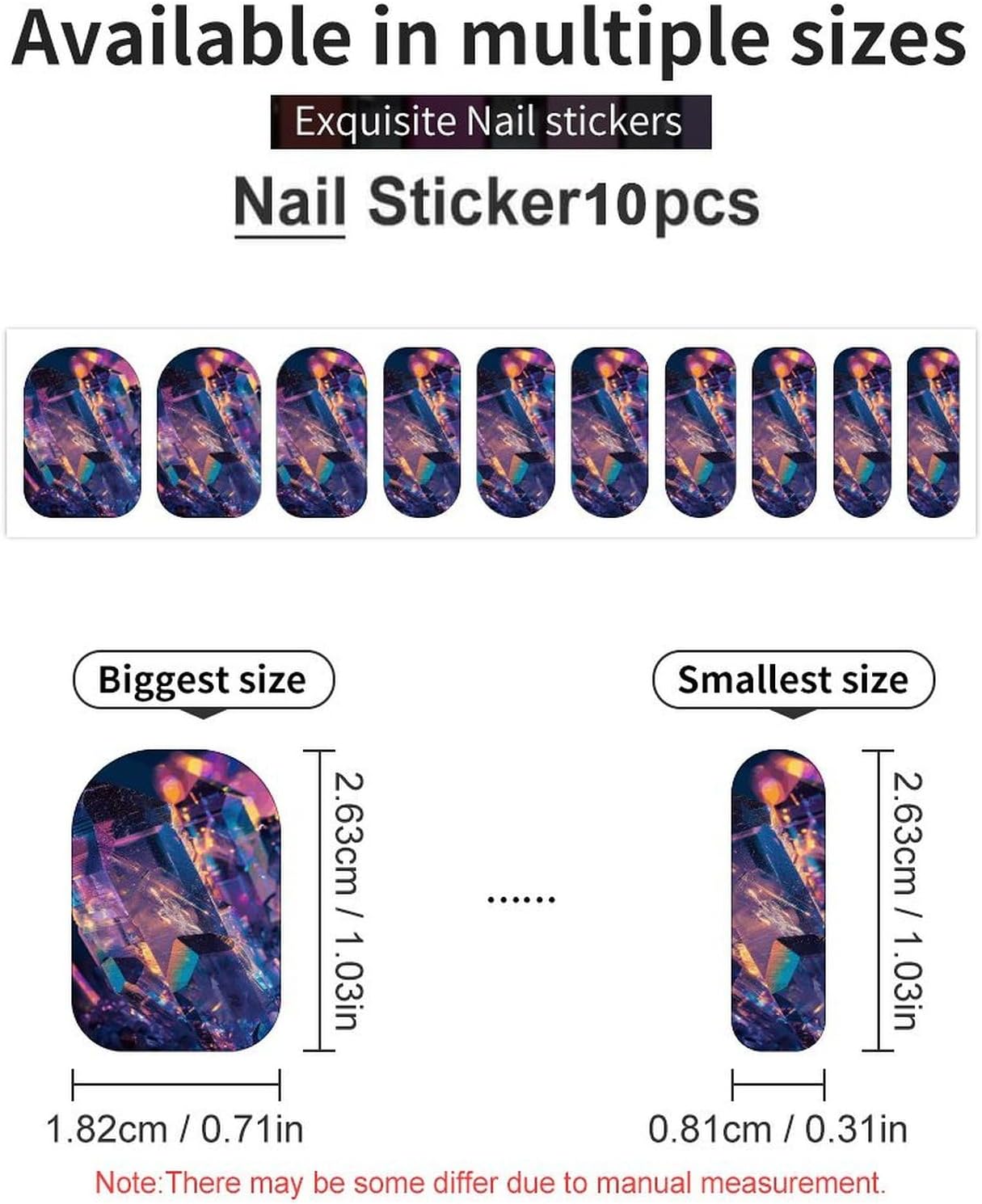 Nail Strips Bundle Full Wrap Long Lasting Nail Polish Strips Easy Application and Removal Salon Quality Self Adhesive Art Stickers for Women Gifts