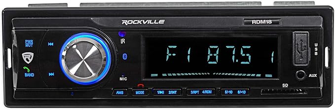Rockville RDM18 V2 Receptor Bluetooth para Auto Pack miniatura 3