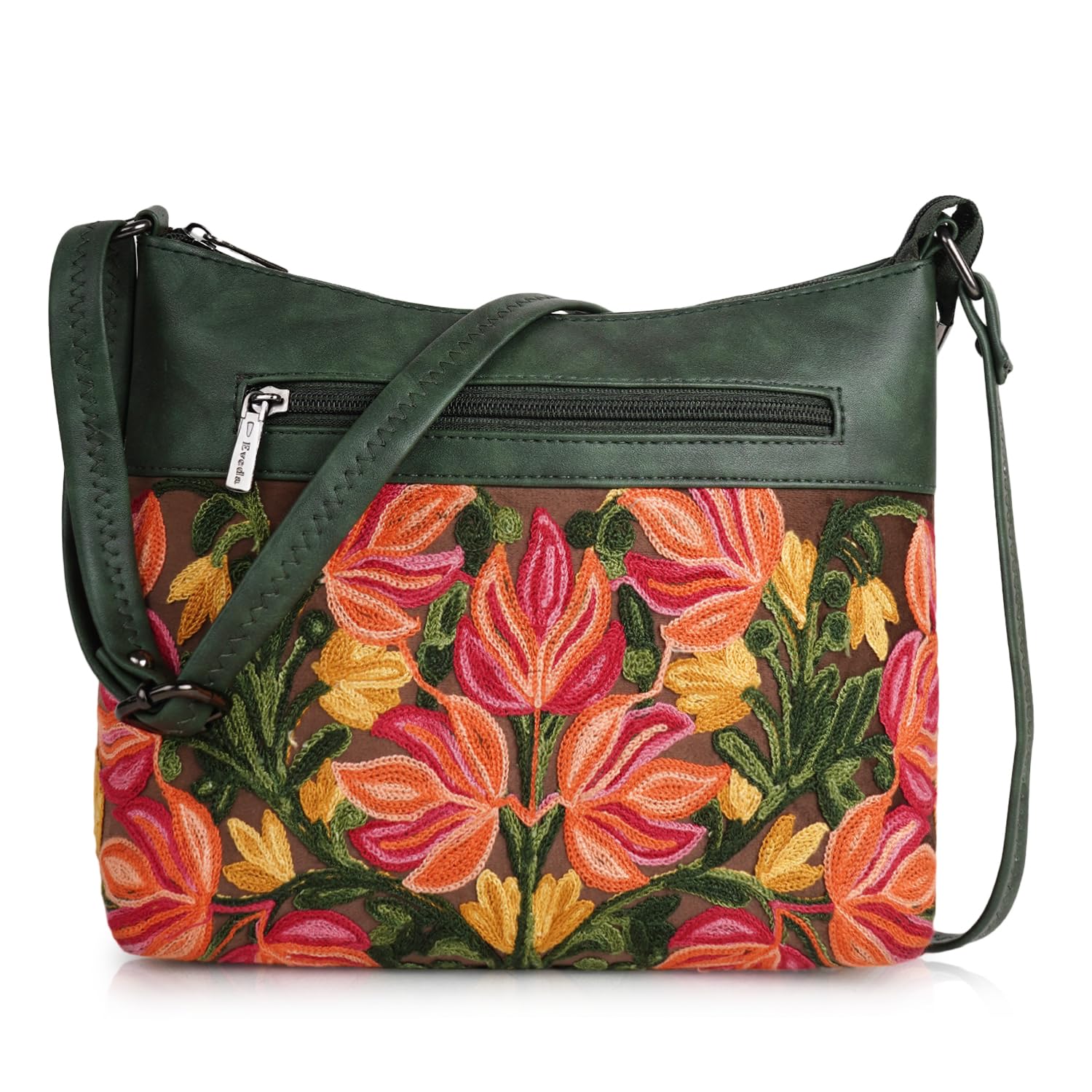 Synthetic Leather Gorgeous Embroidered Stylish Design Shoulder Crossbody Side Sling Bag For Women-image-30