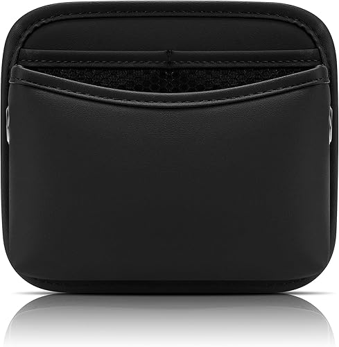 Miniatura 2 de Accmor Organizador de bolsillo lateral para asiento de automóvil, bolsa de piel sintética para asiento de automóvil, puerta, ventana, consola,
