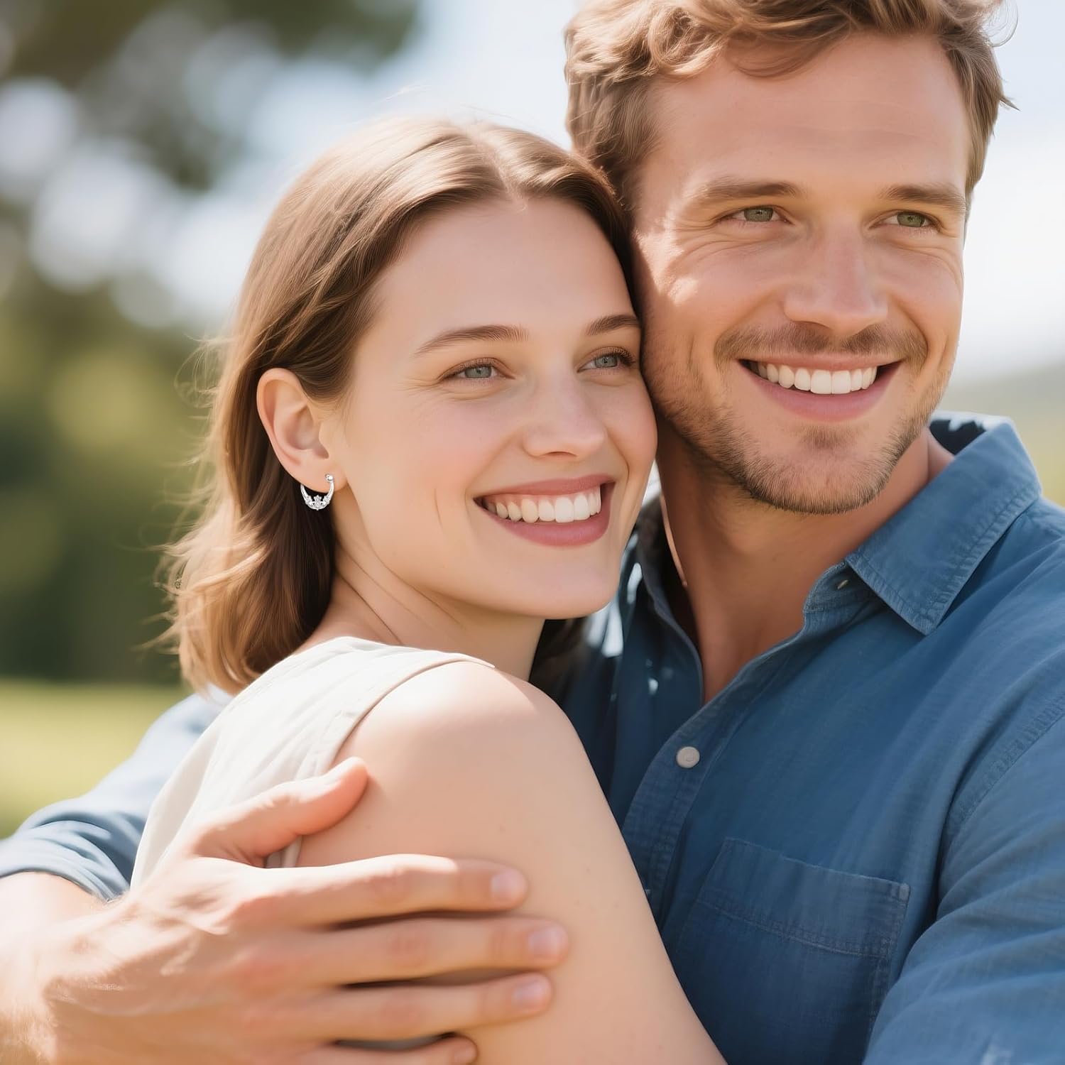 AOBOCO Claddagh Hoop Earrings for Women Sterling Silver Irish Jewelry Gifts