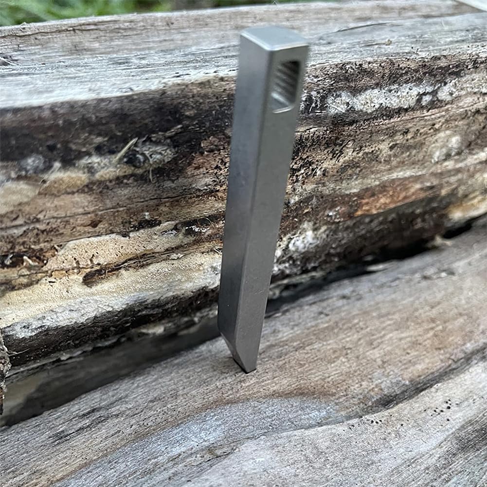 2Pcs Pry Bar,Heavy Duty Portable EDC Tool,Stainless Steel Keychain Prybar,Multifunctional Repair EDC Pry Bar for Every Day Use,Easy Carry Mighty Bar Keychain - Image 4