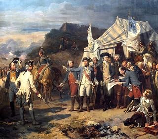 CDYQCTDI Famous Paintings Wall Art Poster Print Battle of Yorktown by Louis Charles Auguste Couder Print Artwork for Living Room Decor 60x90cm