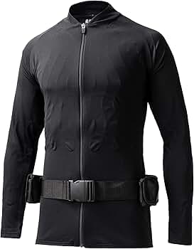 Amazon.co.jp: [涼神服] 水冷シャツ 長袖ジップアップ 500mlパウチ