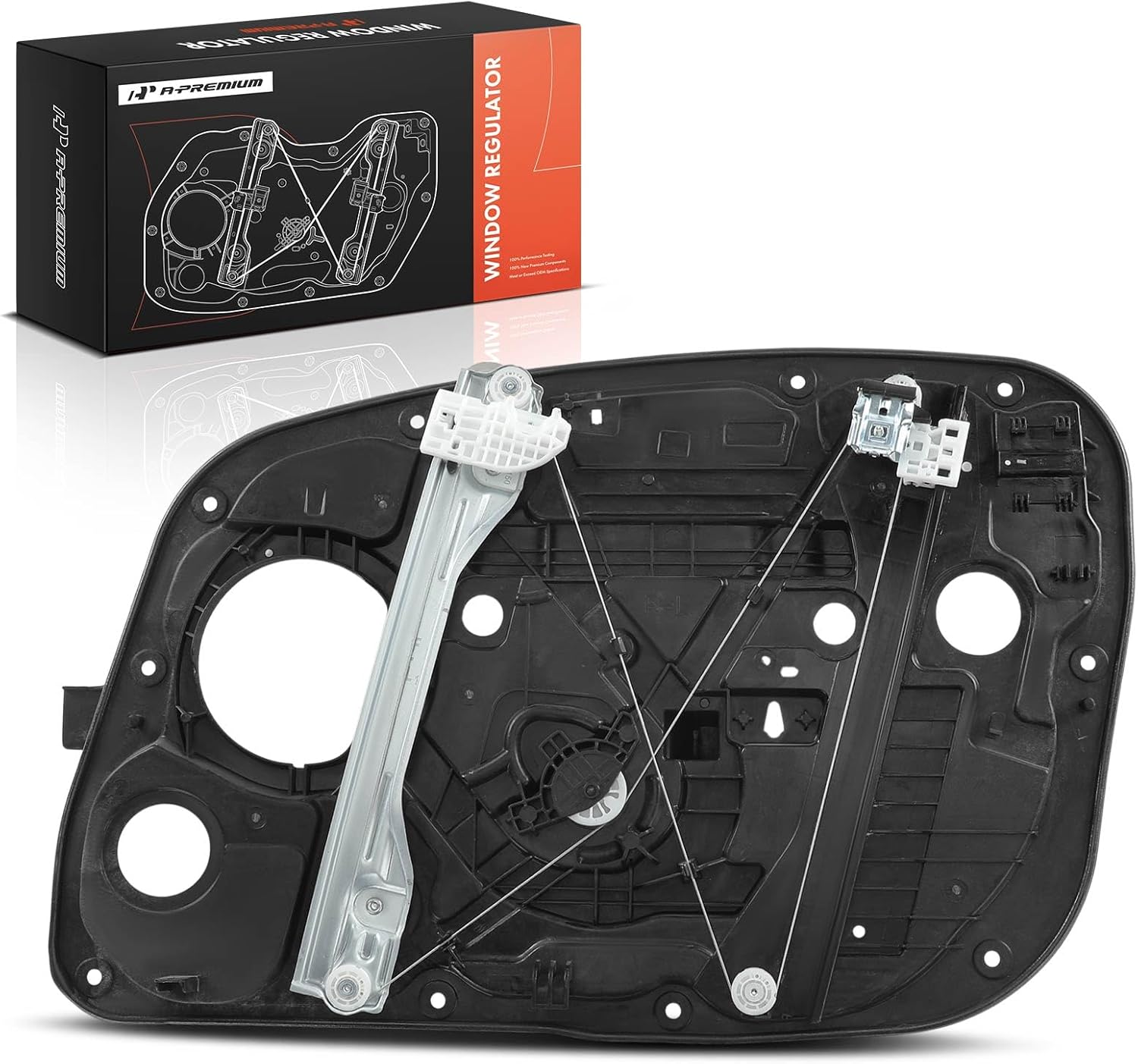 A-Premium Front Left Driver Side Electric Power Window Regulator Without Motor Compatible with Hyundai Elantra GT 2013 2014 2015 2016