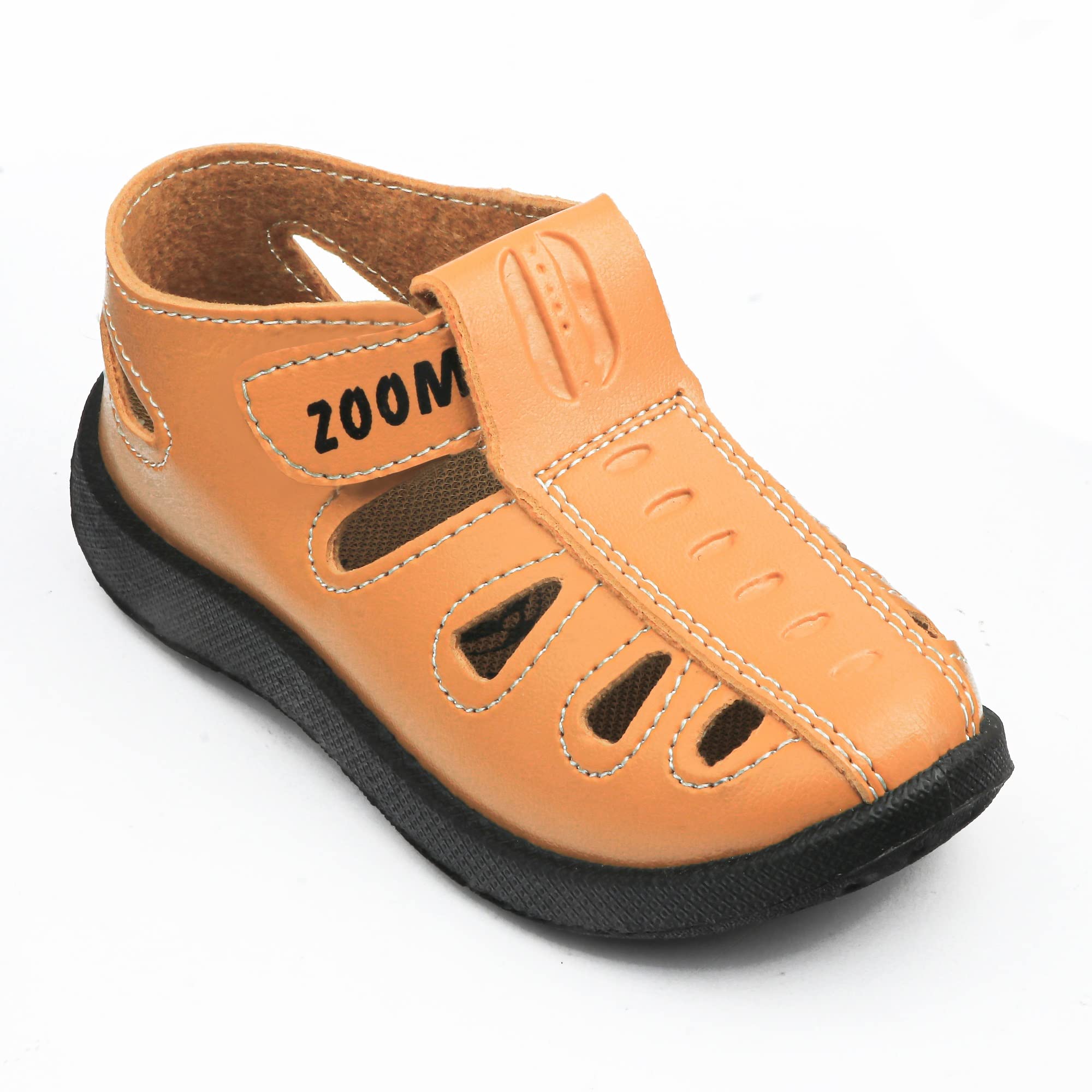 ZOOM Sandals Casual Fisherman Adjustable Sporty Summer Closed Comfortable Toe Sandals with Premium PU Padding For unisex kids-pack of 1(9 Months-4.5 Years)-image-2