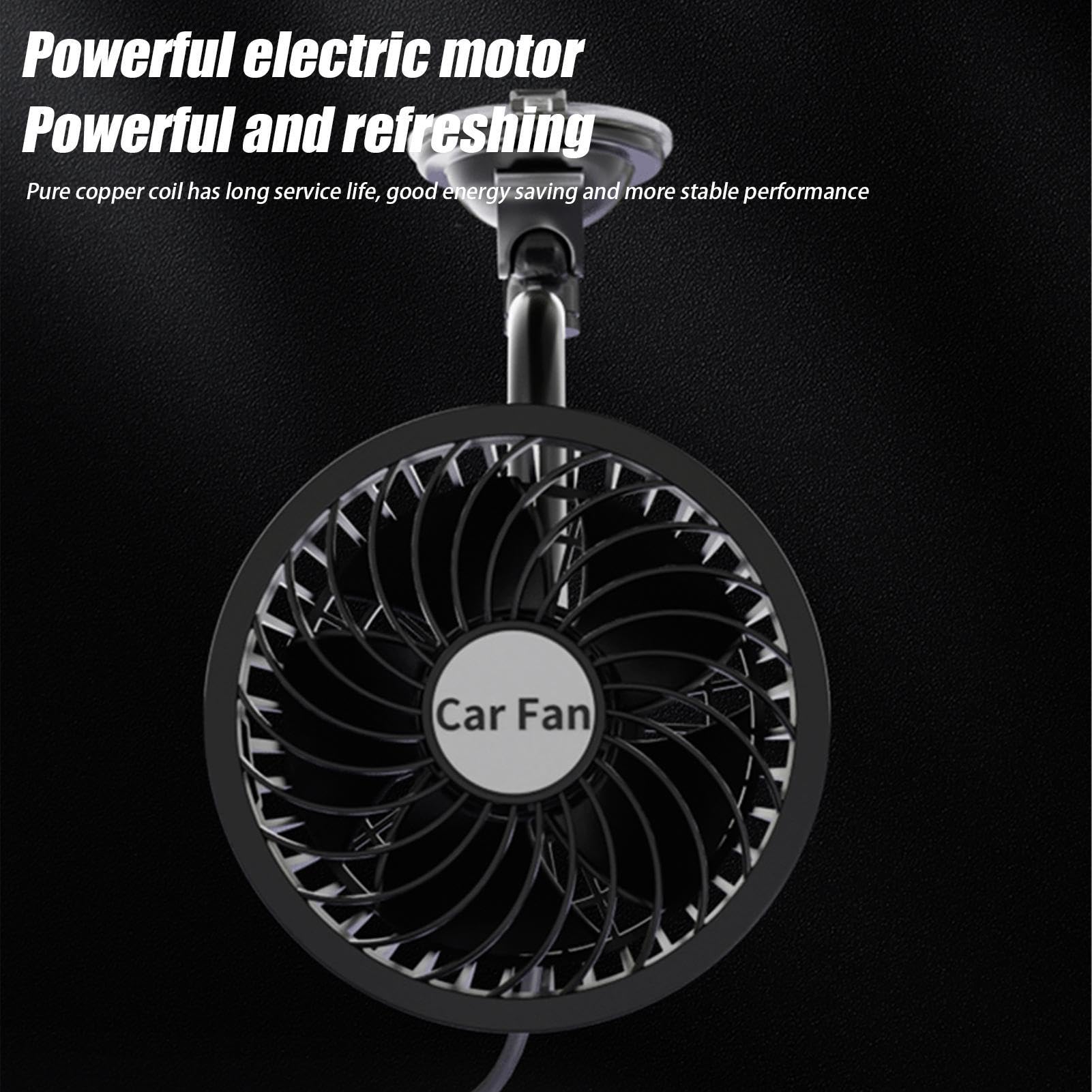 per auto, 12 V, dispositivo di raffreddamento per auto, regolabile, con design ricaricabile e portatile, per viaggi su strada, lunghi viaggi o spostamenti quotidiani, 1 pezzo