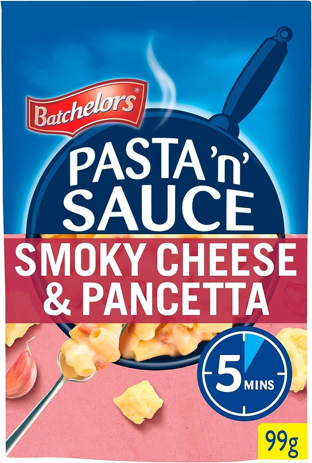 Batchelors Pasta 'n' Sauce Smoky Cheese & Pancetta Pasta Ready Meal, 99