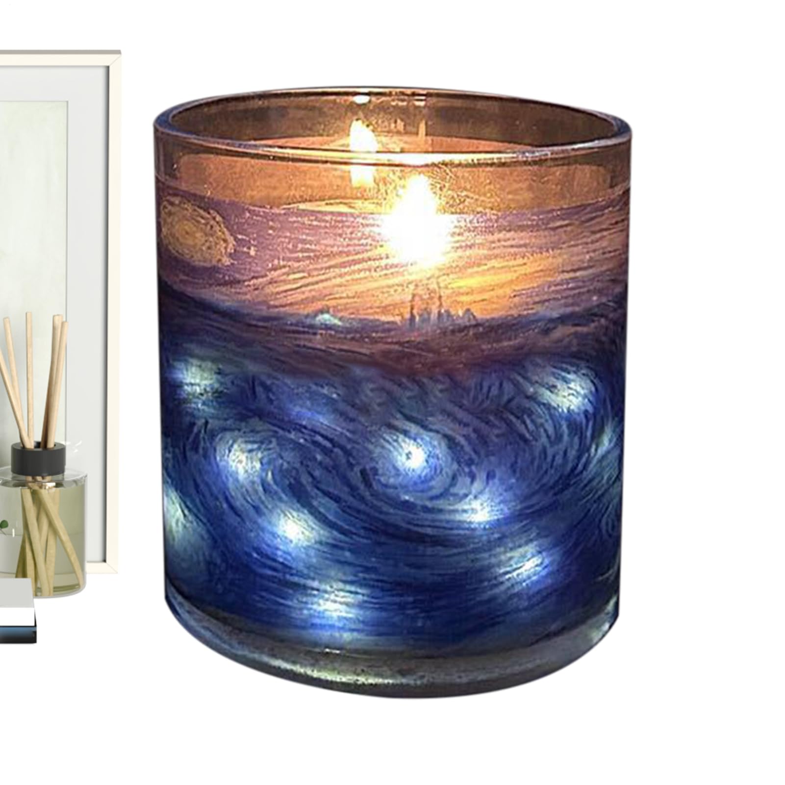 Velas De Baño Decoración Natural Relajante Artística Cielo Estrellado