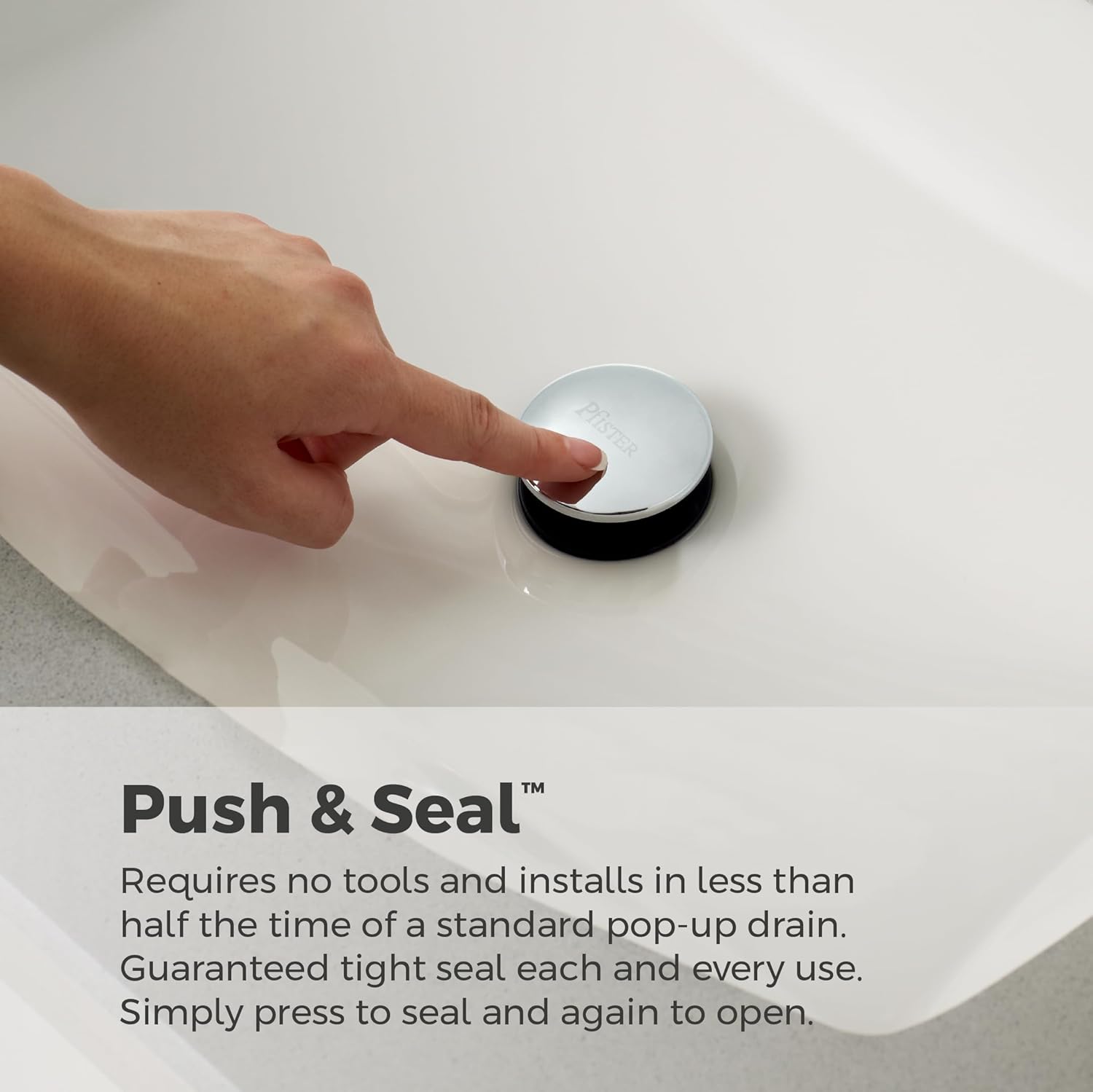 Pfister LF-049-MCCC Masey Polished Chrome 2-Handle Widespread Bathroom Faucet