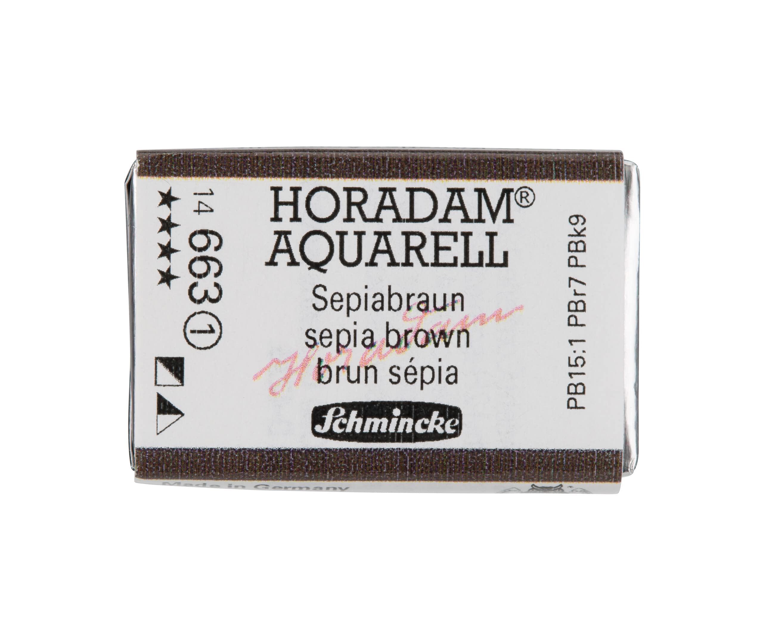 Schmincke - HORADAM® AQUARELL - acuarelas para artistas, 492 azul de Prusia, 14 492 044, 1/2 godet — view 76