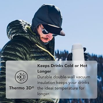 MiiR Wide Mouth Water Bottle, 20oz | Stainless Steel with Double Wall Vacuum Insulation, Leakproof Design, Keeps Drinks Hot or Cold