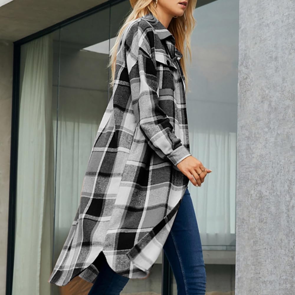 ジャケット・アウター LIDNM wool check trench coat ジャケット・アウター LIDNM WOOL CHECK TRENCH COAT