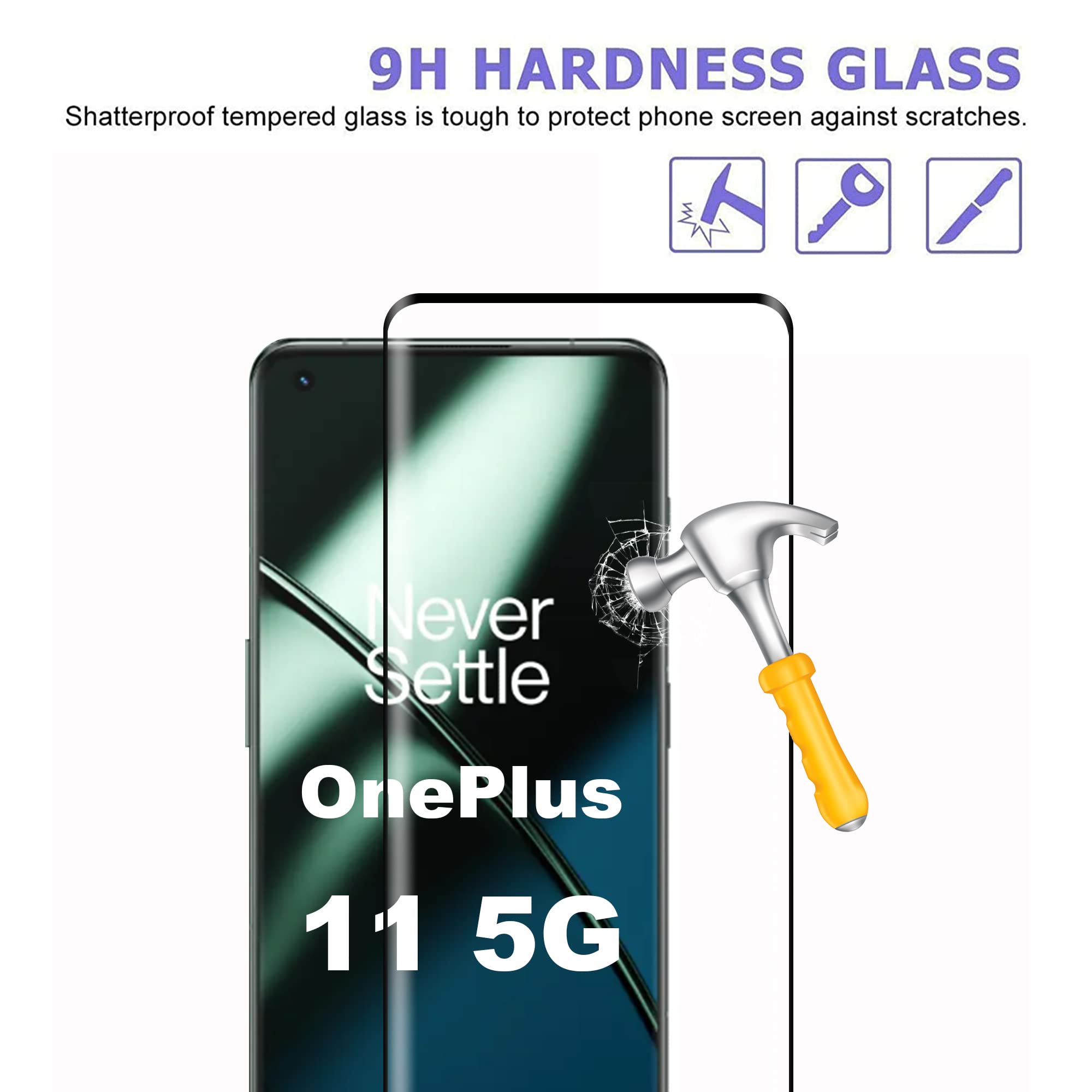 Lot De 2 Film Protecteur Verre Trempé Pour OnePlus Nord 2 5G Taille 6.43 DN2101, DN2103 - VISIODIRECT