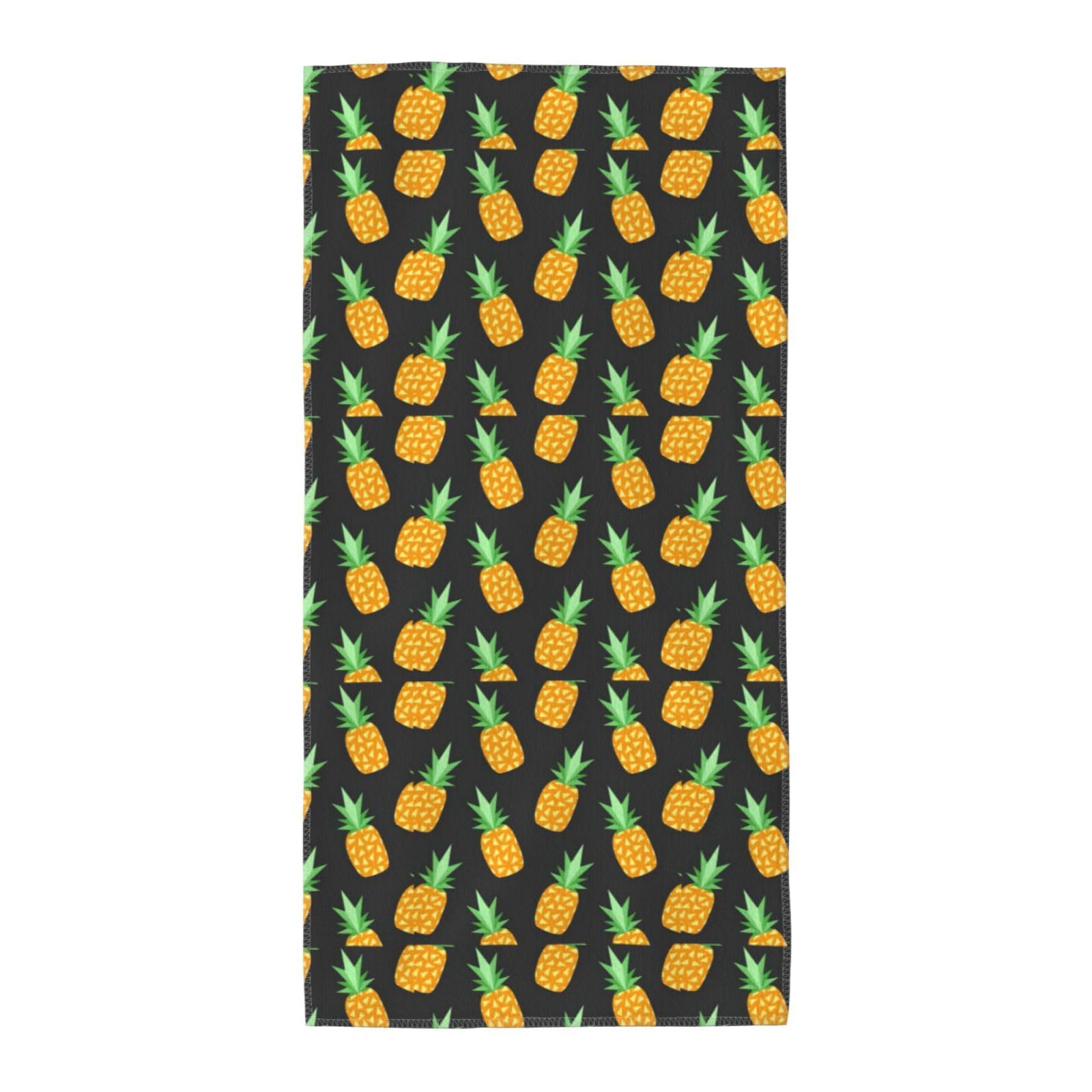 WYCZHY Pineapple Printed Quick Dry Beach Towel For Camping Travel Vacation
