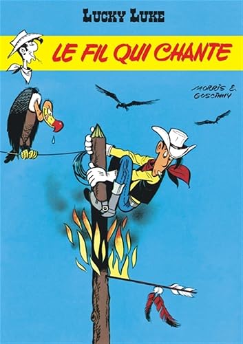 Couverture de Lucky Luke, tome 14 : Le Fil qui chante