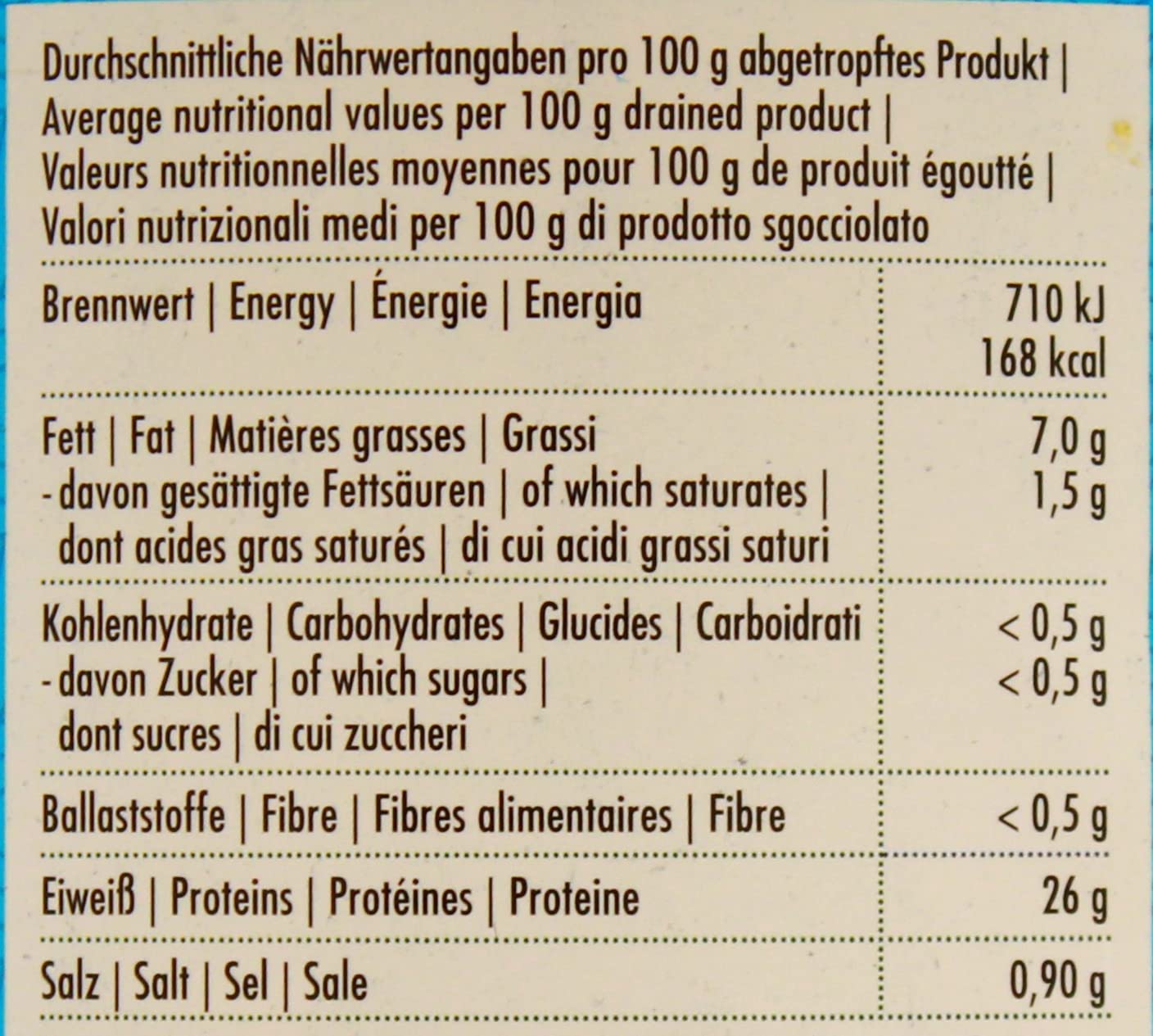 Adria Thunfisch in Öl, 6er Pack (6 x 1.26 kg)