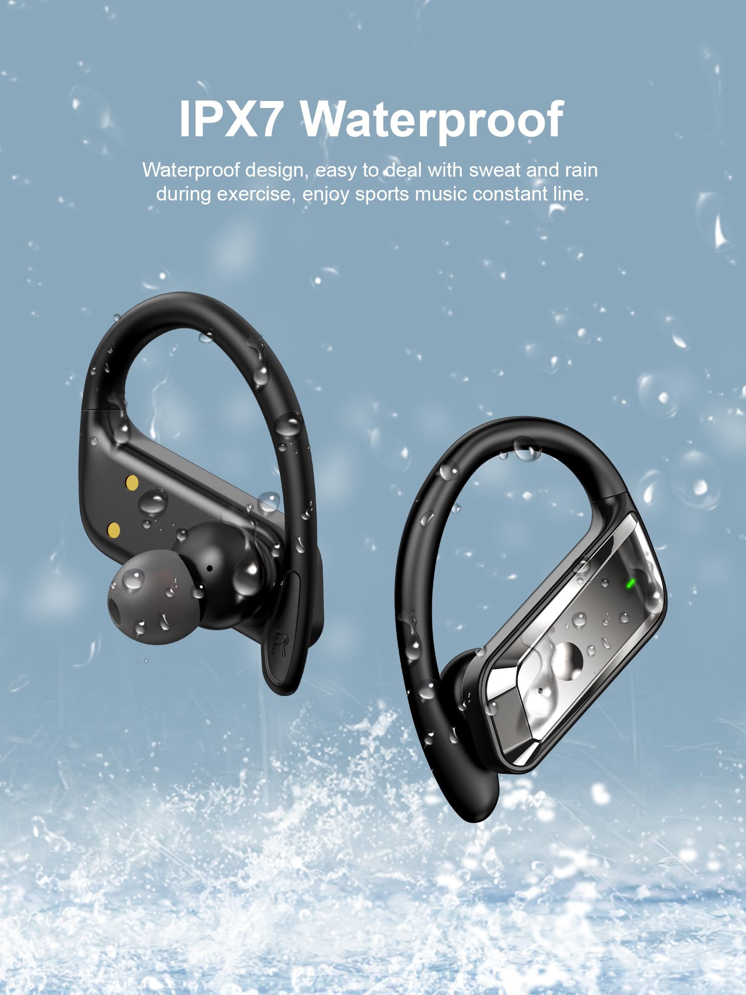 Auricolari Wireless Bluetooth 5.4 53 Ore Riproduzione Over-Ear - Dettaglio
