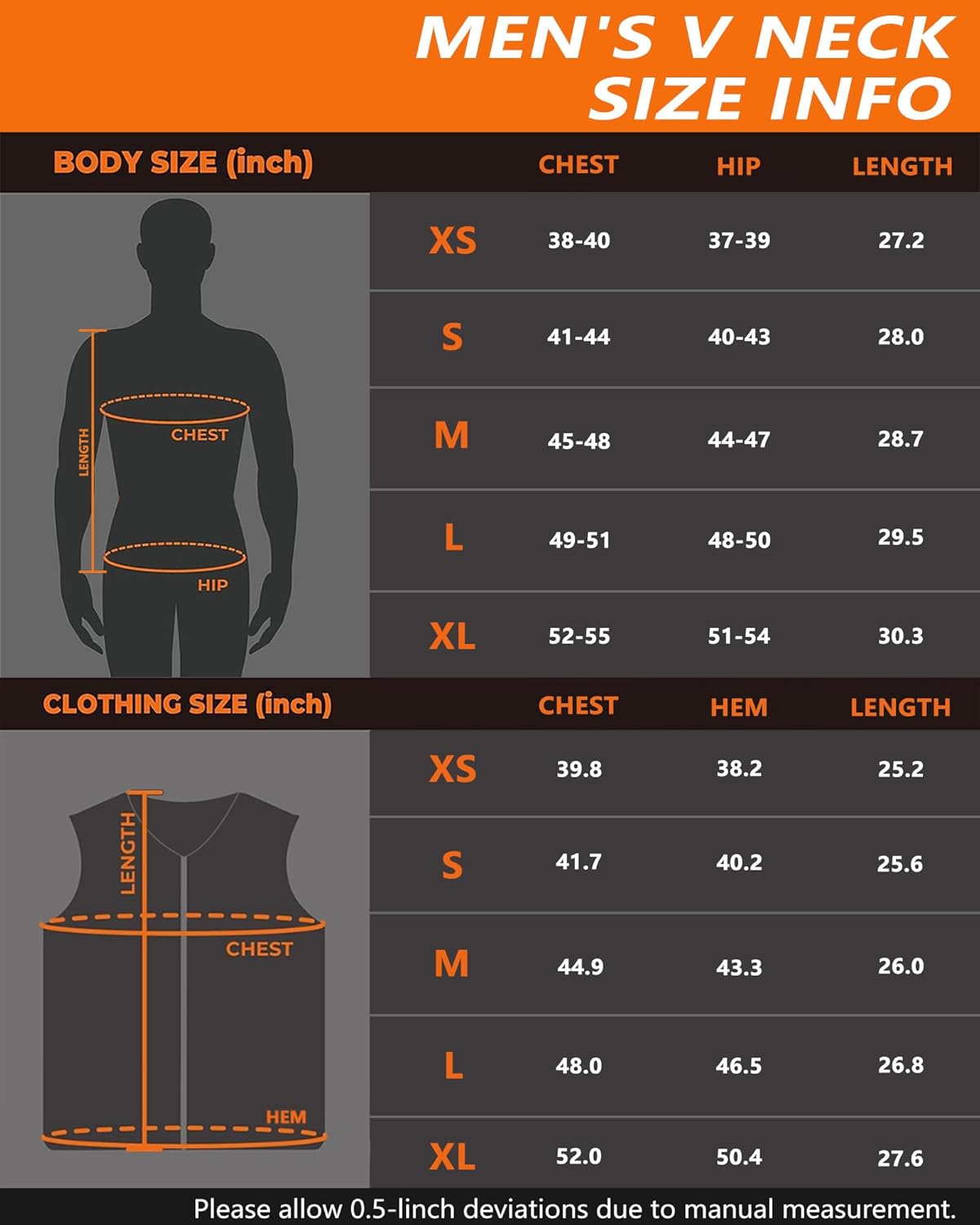 HEWINZE 4-Zone Heated Vest for Men,Lightweight Battery Heated Jacket,V-Neck Sleeveless for Layering,Outdoor,Work - Image 5