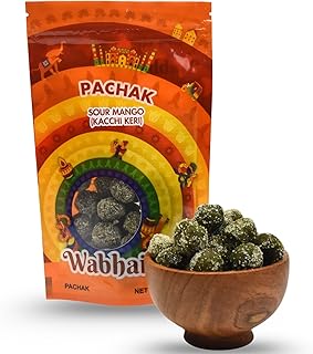 Wabhai! Pachak Kacchi Keri | Sour Mango Digestive Candy | Traditional Indian Candy | Tangy, Sweet & Spiced | After-Meal Digestive Treat | 7oz (200g)