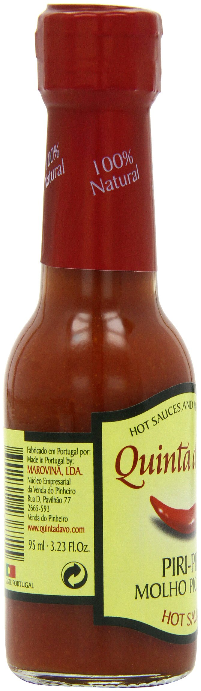 Flacon de Sauce Piri Piri Quinta d'Avo 95 ml - Lot de 6