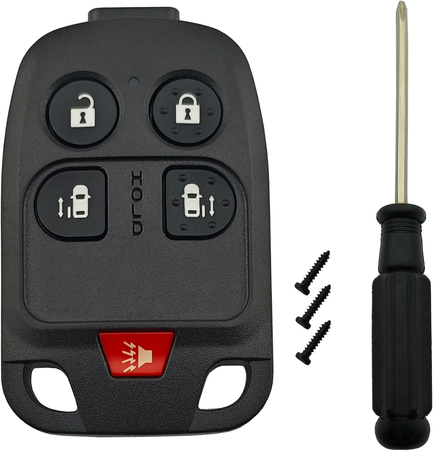 No Cutting Required Replacement Key Fob Shell fit for 2011 2012 2013 Honda Odyssey Keyless Entry Remote Key Fob Cover Case (N5F-A04TAA) (5 Button)