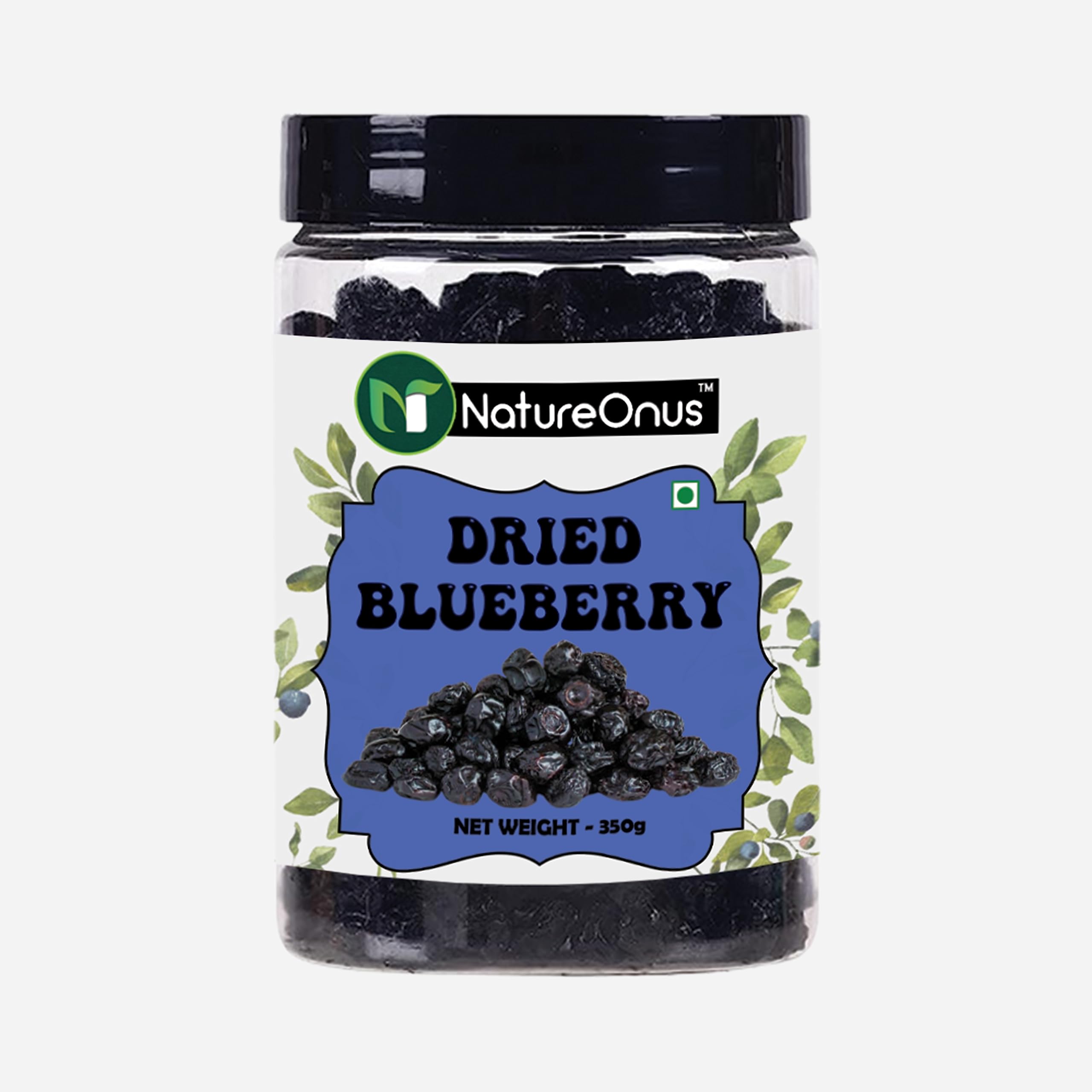 NatureOnus Dried Blueberries 350g | Healthy & Tasty Whole & Dried Blueberry | Rich in Calcium and Vitamin K | Vegan, Non-GMO & No Preservatives (B0C8V9VCZG) Amazon Price History, Amazon Price Tracker