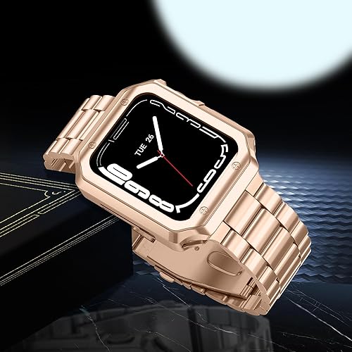 Miniatura 6 de TISIMO Compatible con Apple Watch Band de 1.772 pulgadas, 1.732 pulgadas, 1.654 pulgadas, 1.614 pulgadas, 1.575 pulgadas, 1.496 pulgadas, correa de