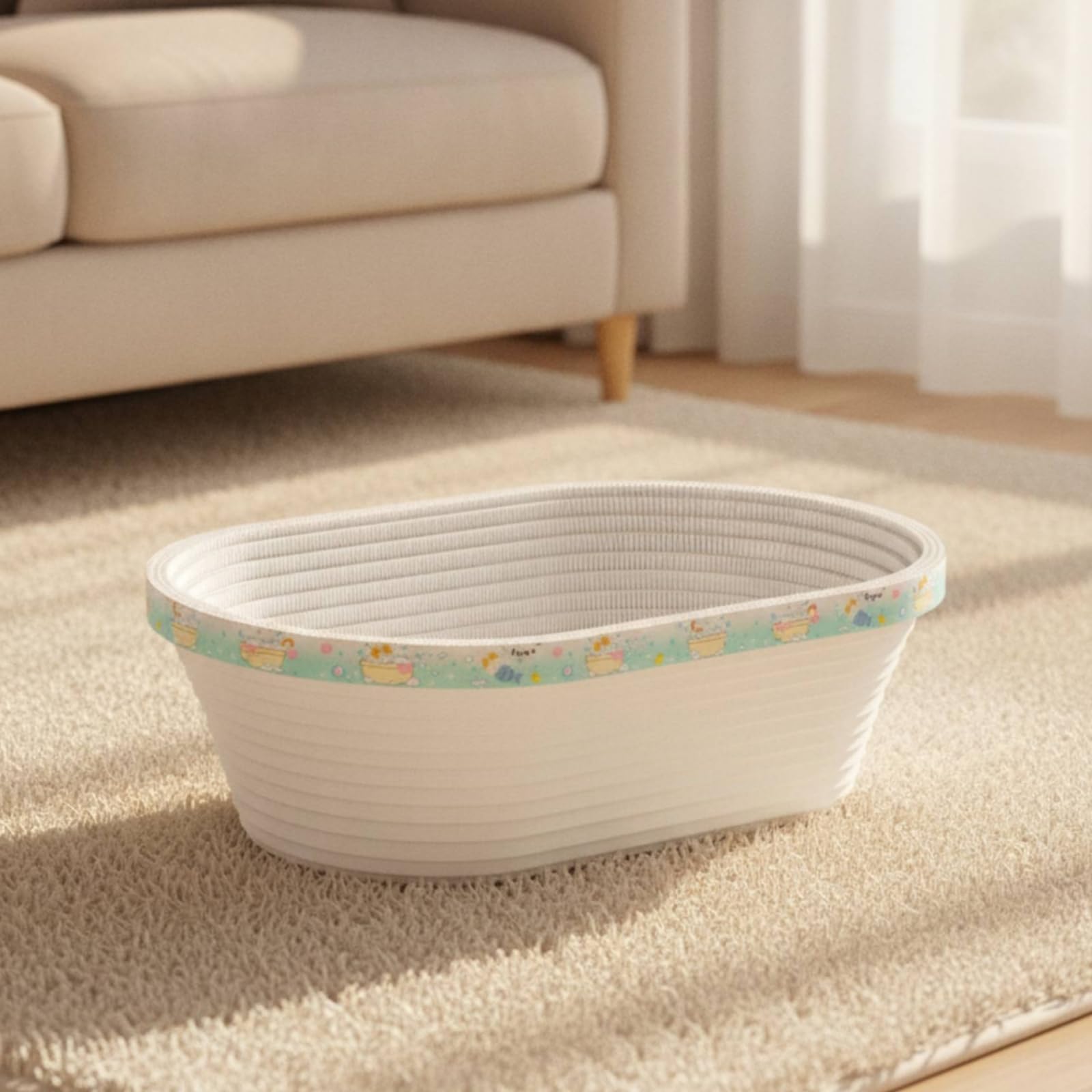 Cuccia a Ciotola per Gatti Accogliente, Grande 66 × 45 × 18 Cm
