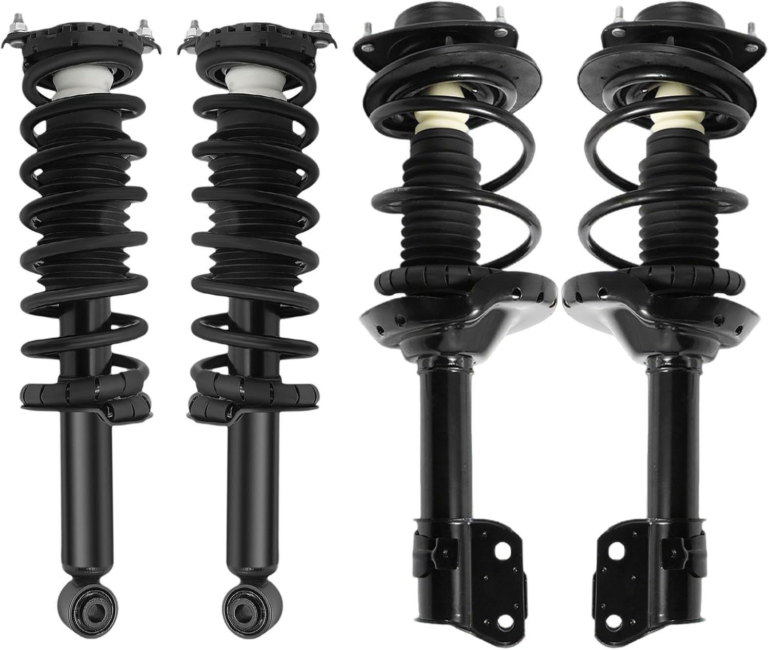 Front and Rear Shock Absorber Assy Fits for Subaru Outback 2.5 XT 2.5L 2008, 172566//272566 Complete Struts with Coil Springs and Gas Shocks Absorbers (Set of 4)