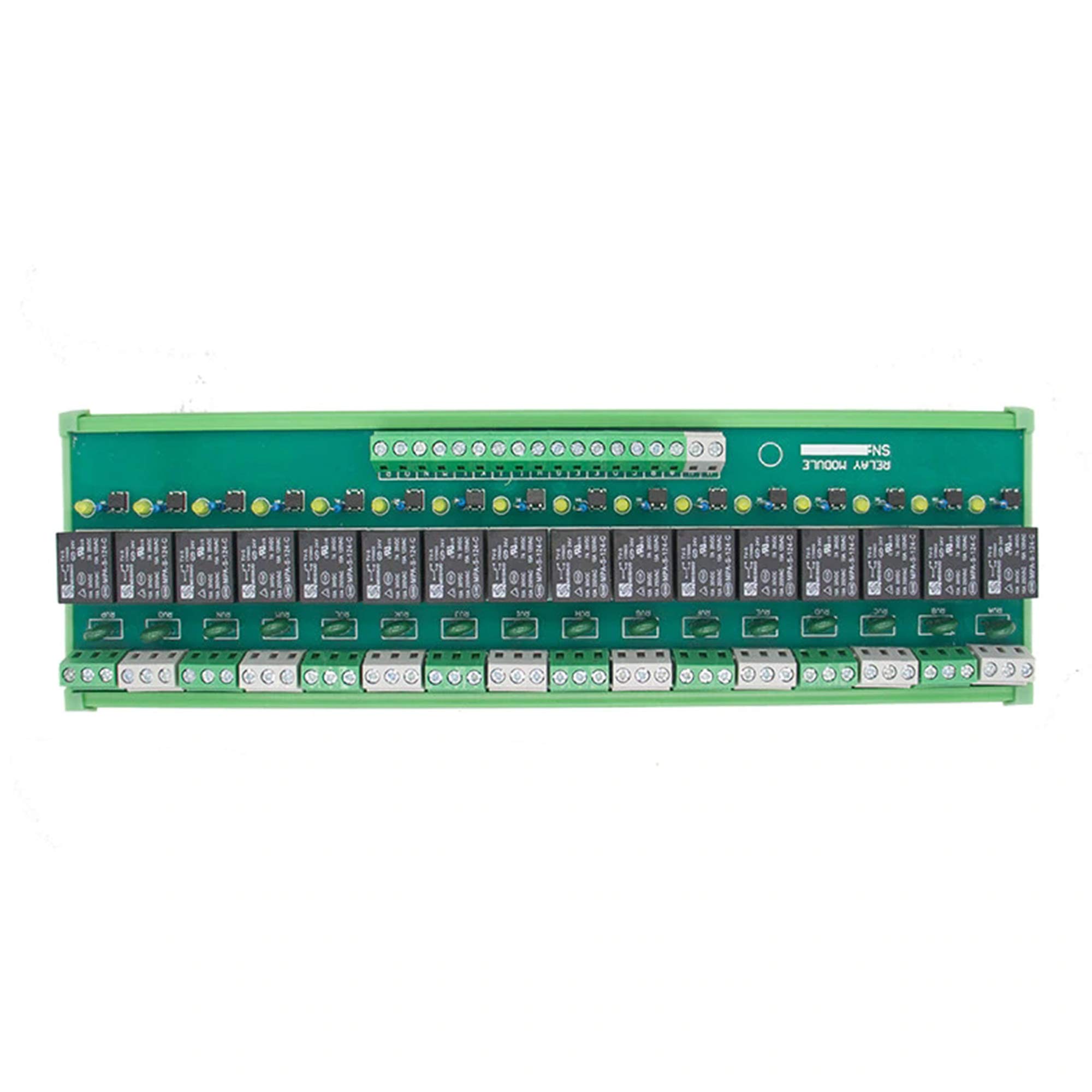 16 Gruppi 1SPDT 1NC1NO Modulo Relè per PLC AC DC 24V(FY-T7316-24VACDC)