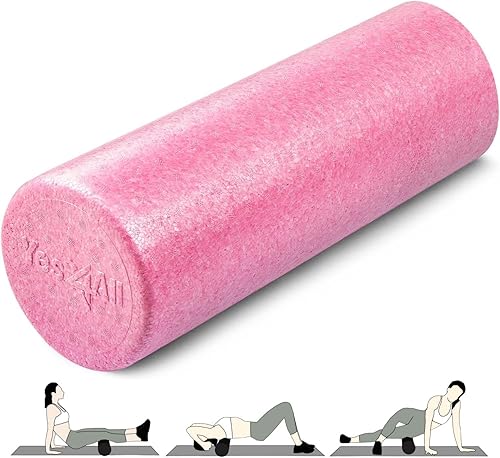 Miniatura 24 de Yes4All High-Density EPP Round Back Roller Foam, Exercise Foam Roller for Yoga, Pilates & Stretching - 12, 18, 24, 36 inch Púrpura,B. negro,azul,