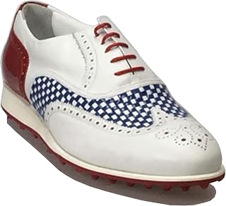 Atelier GUAROTTI Italian Bespoke GOLF Shoes Custom named – Swing (spikeless) – Oxford Winged