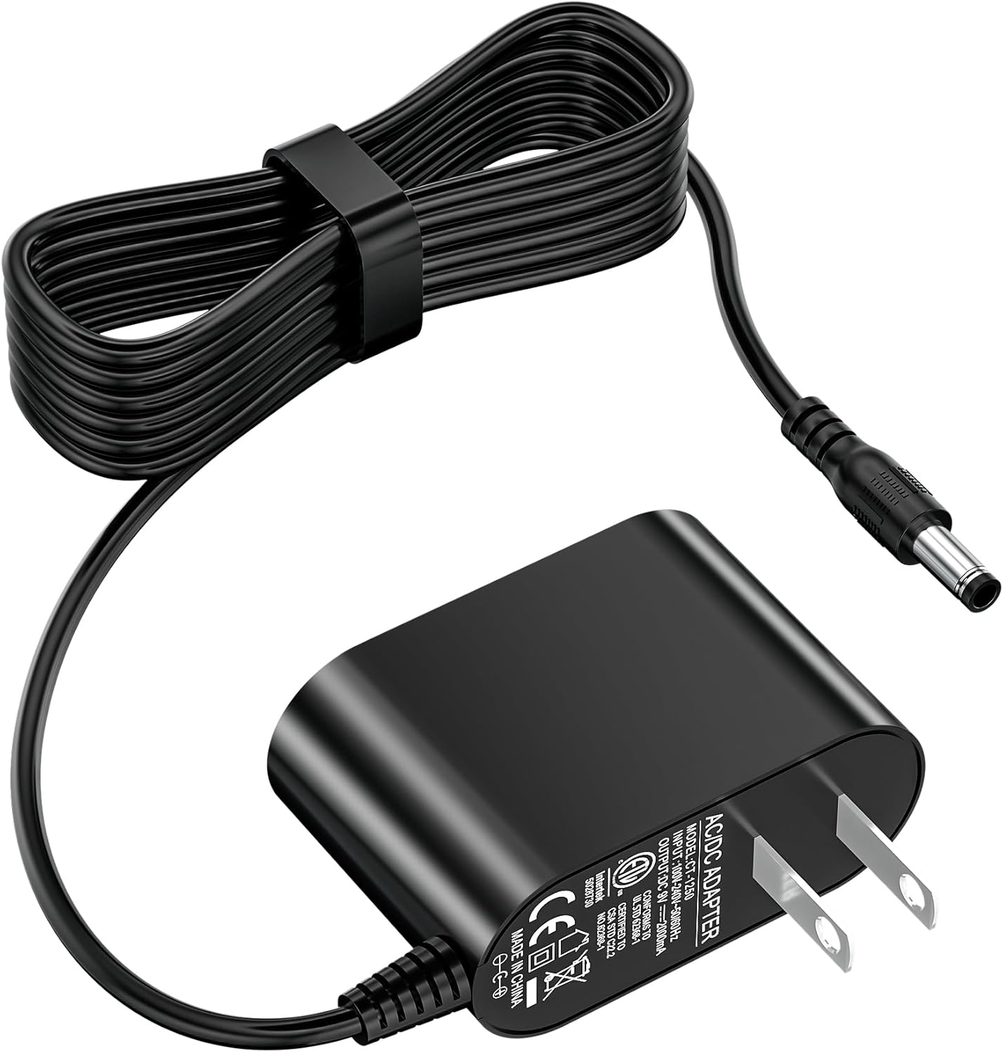 Replacement for Bowflex Max Trainer Power Cord, 9V Power Cable Compatible with Bowflex Max Trainer M5 Power Cord, M3 M7 M8 HVT Exercise Elliptical Treadmill Cardio Machine