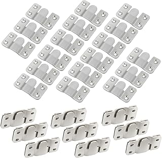 Ymaiss 36Packs Stainless Steel Flush Mount Bracket