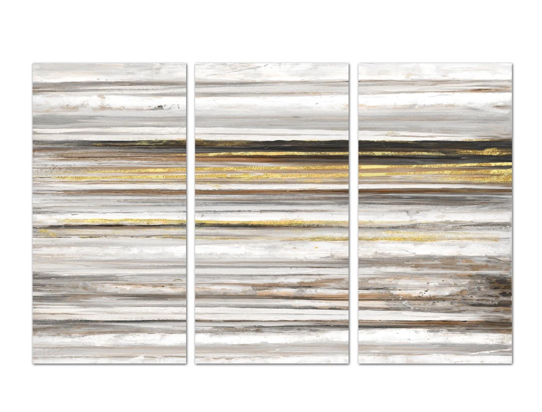 Tableau Déco Nature 3 Pièces pour un Salon Nordique Chaleureux et Moderne