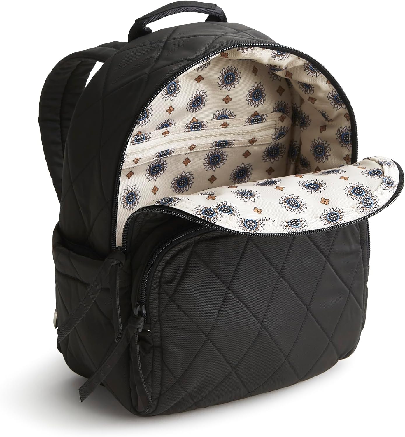 Vera Bradley Women's Performance Twill Small Banbury Backpack, Moonless Night, One Size