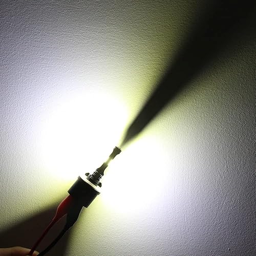 Vista 7 de Alla Lighting 3800lm 899 880 bombillas LED antiniebla, base PG13 superbrillante 884 885 887 893 H27 H32, ETI 56-SMD (6000 K xenón blanco)