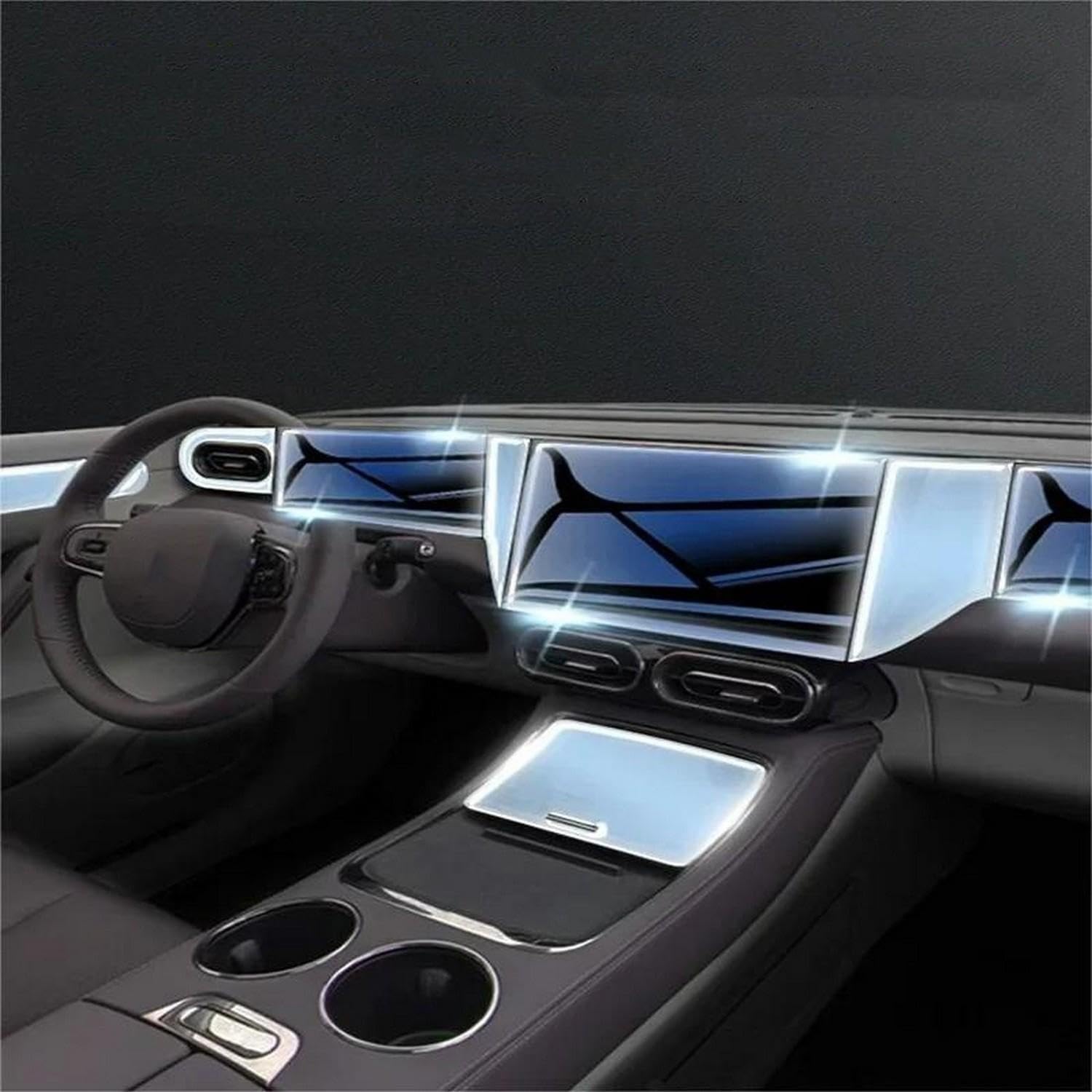 Film de protection de console centrale auto-cicatrisant en TPU pour Leapmotor C11