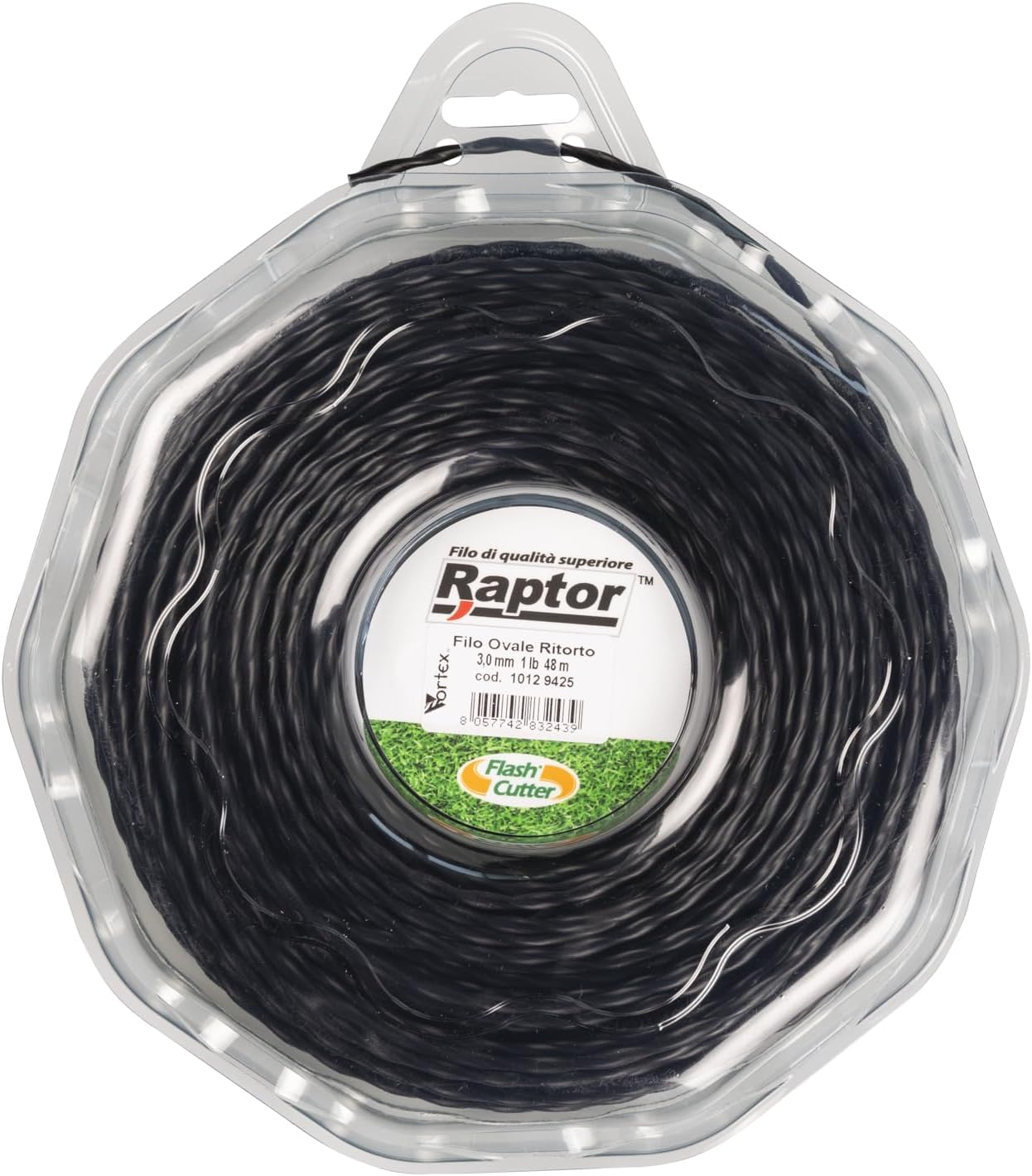 Hilo para Desbrozadora FlashCutter Oval Retorcido Raptor 4,00mm x 1 libra