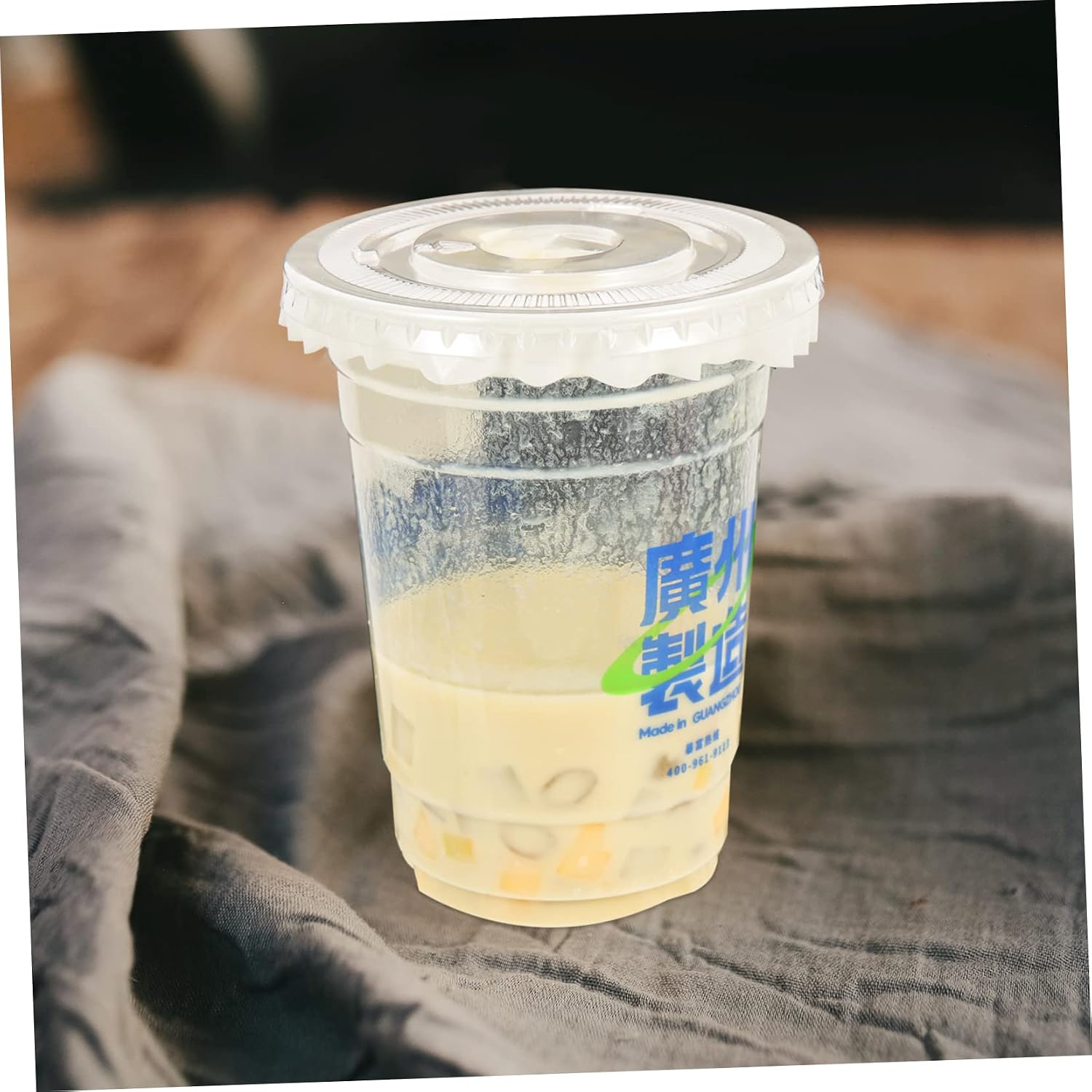 Leakproof Paper Pads for Beverage Cups 500 Sheets Wood Pulp Disposable